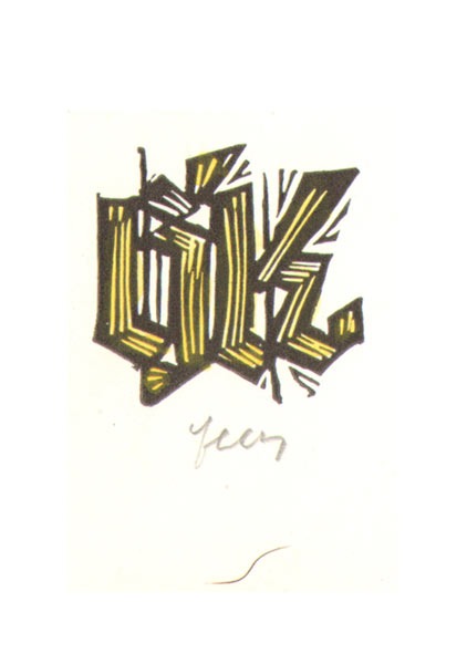 Schrift-Exlibris