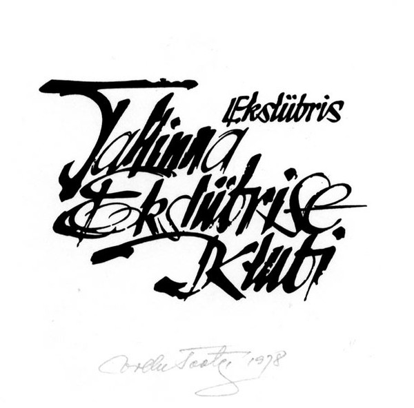 Schrift-Exlibris
